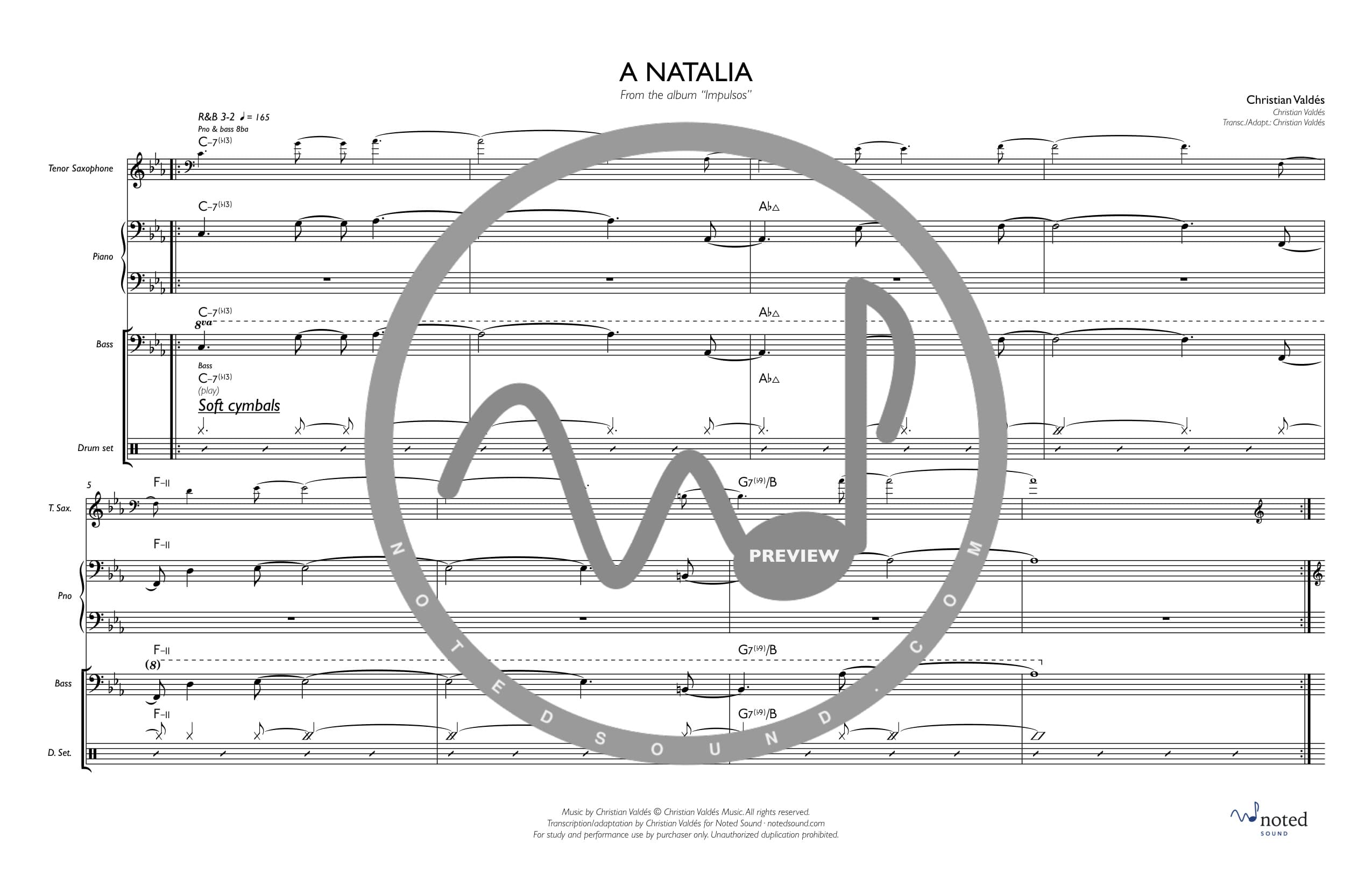 A Natalia — Full Score (watermarked preview)
