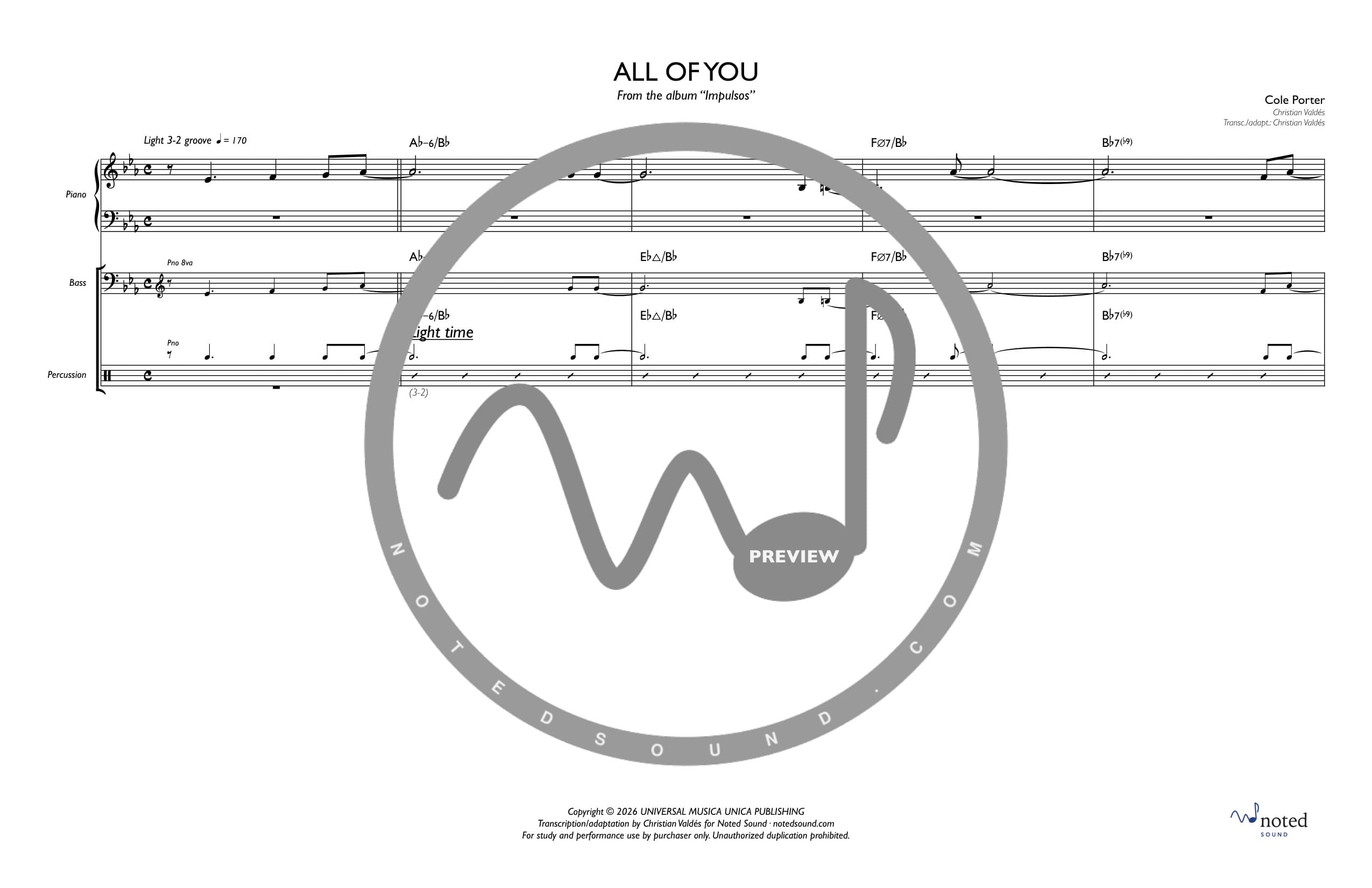 All of You — Full Score (watermarked preview)