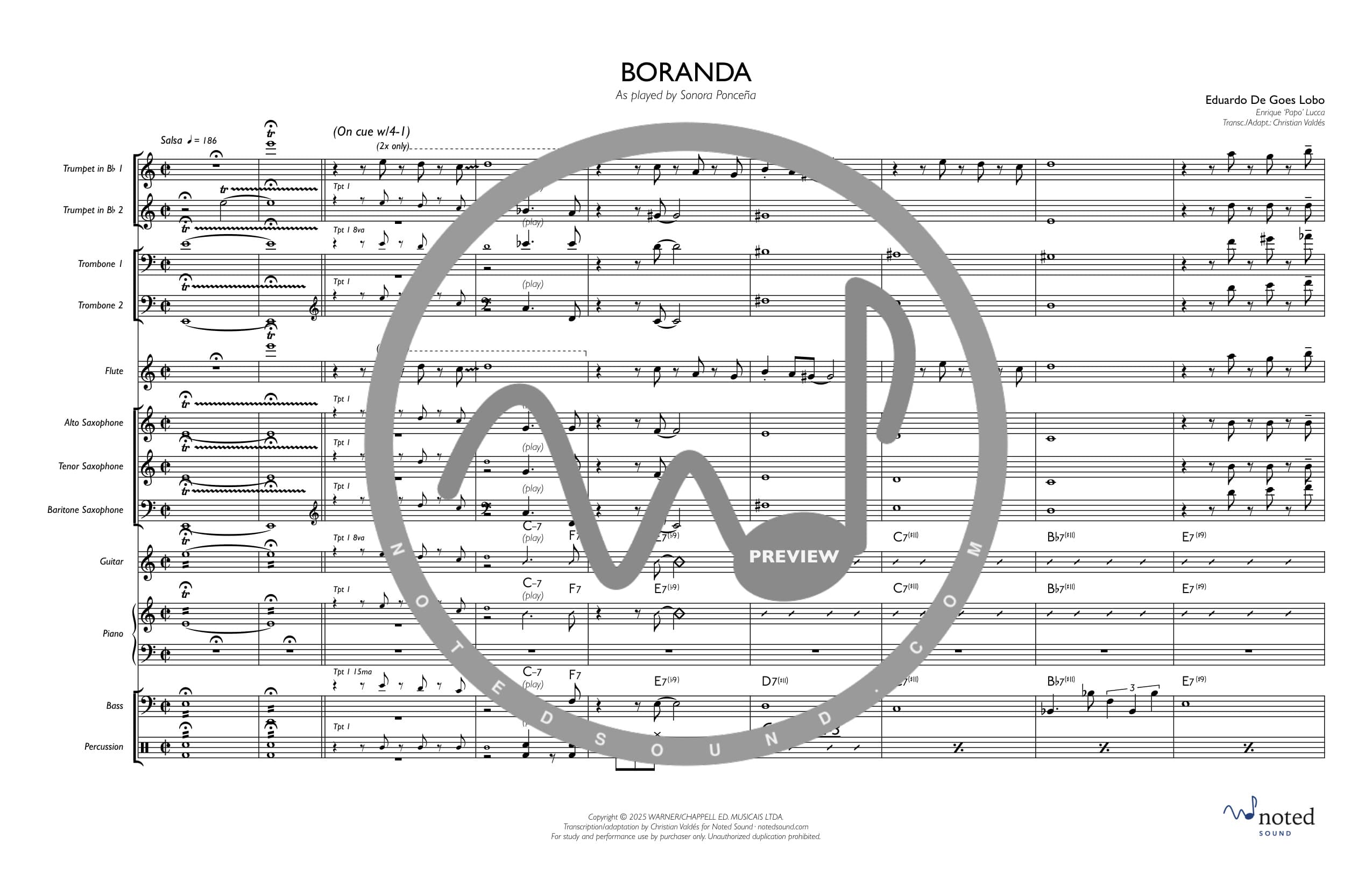 Boranda — Full Score (watermarked preview)