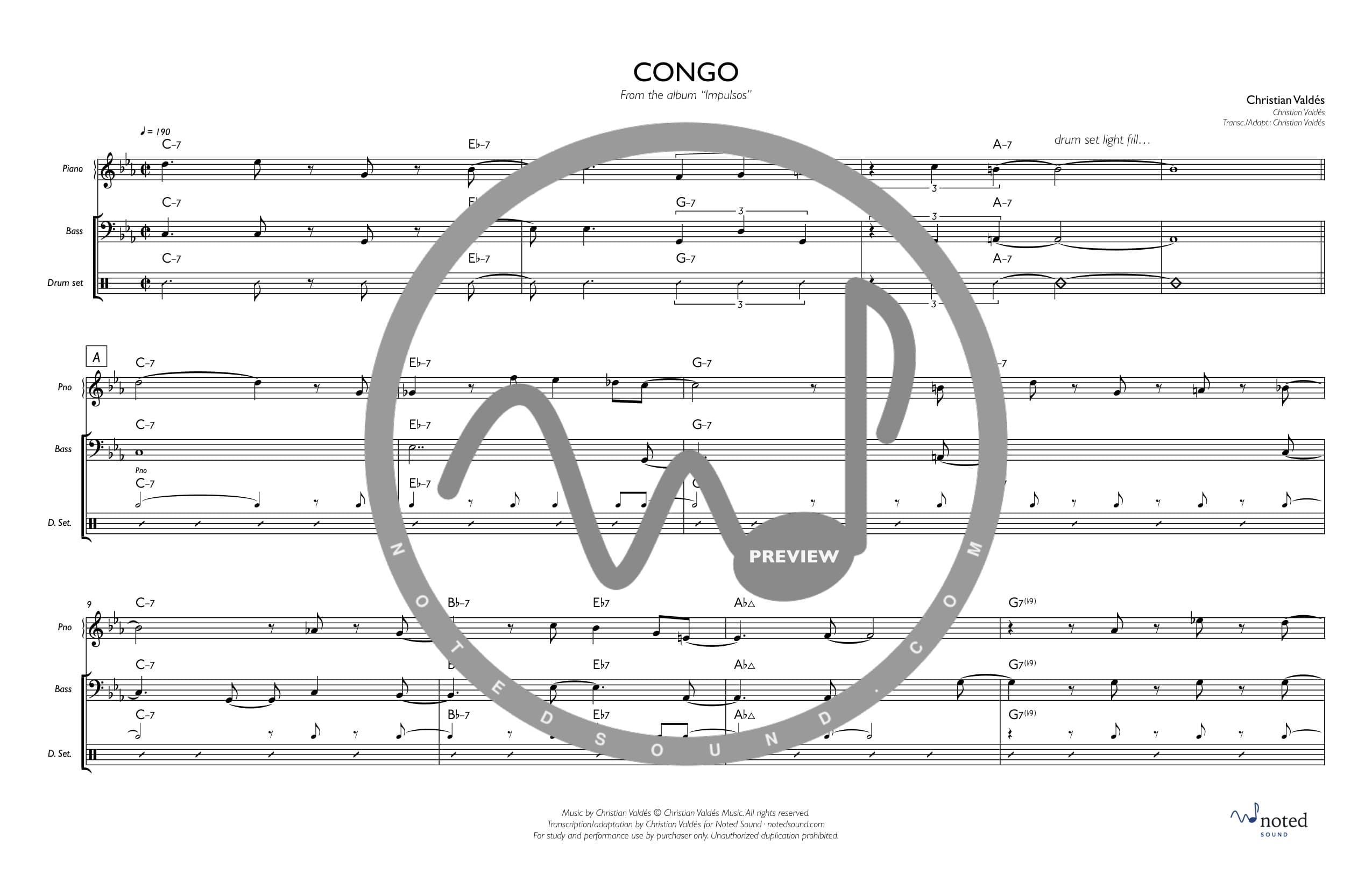 Congo — Full Score (watermarked preview)