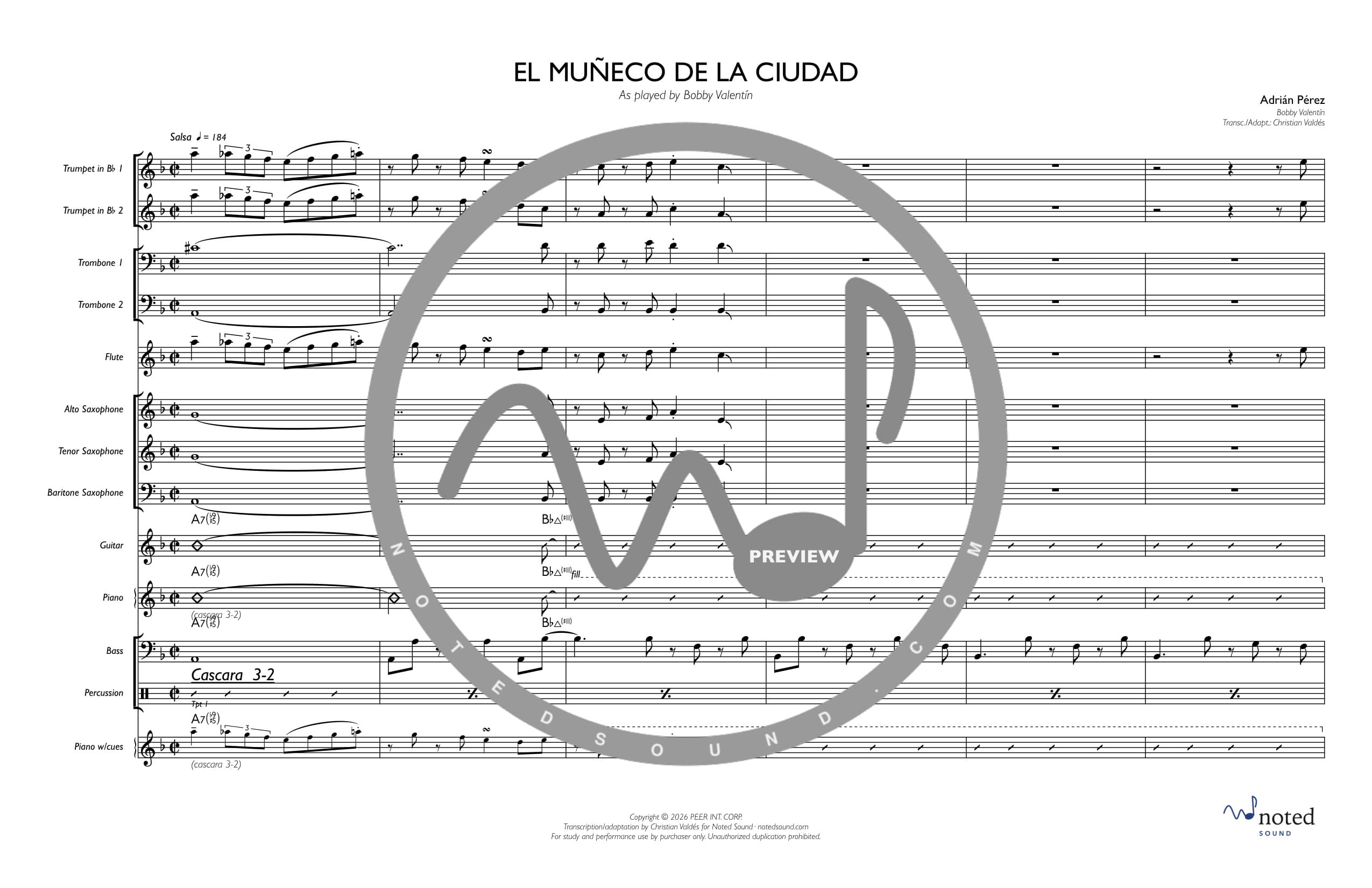 El Muñeco de la Ciudad — Full Score (watermarked preview)