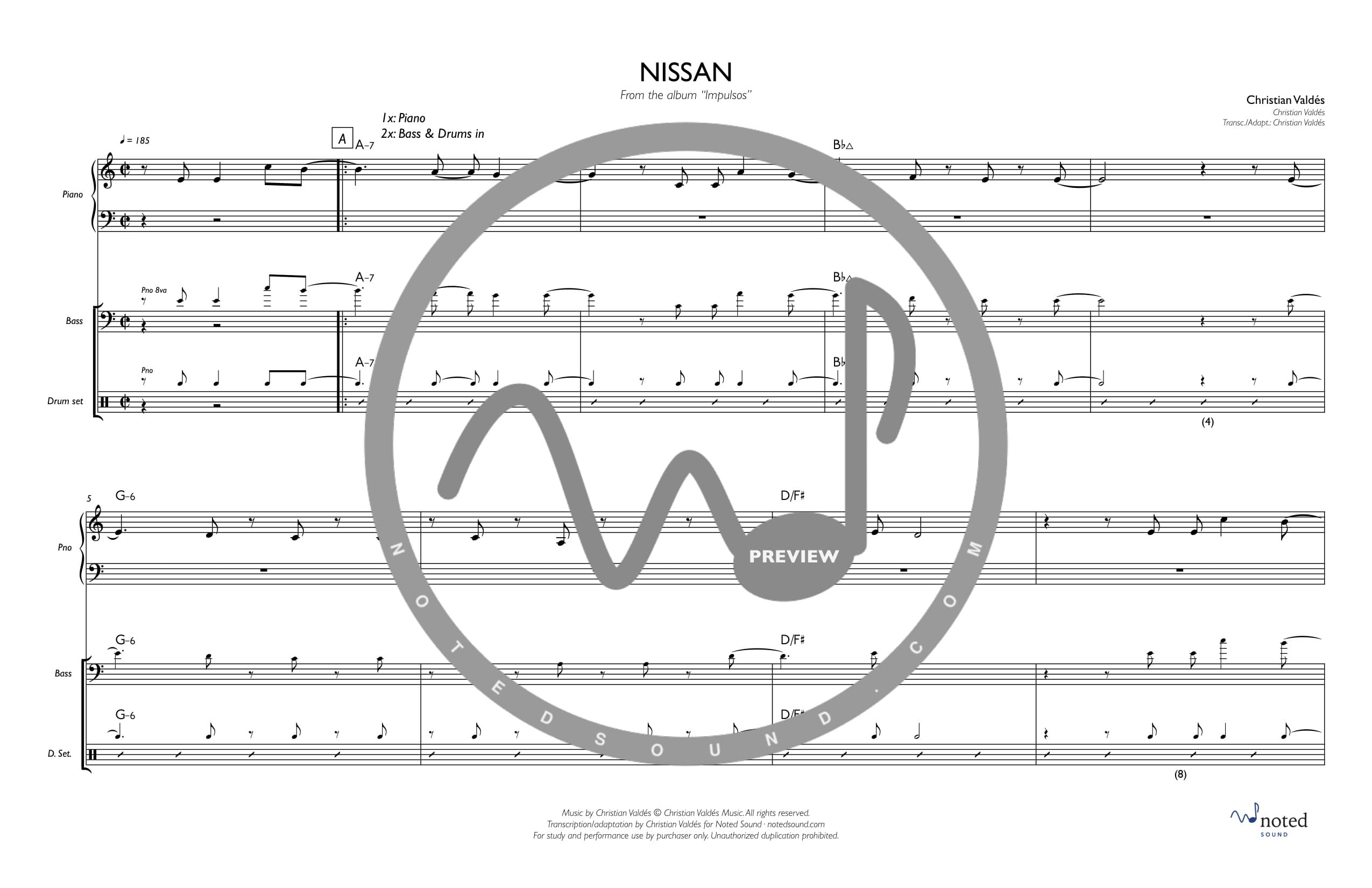 Nissan — Full Score (watermarked preview)