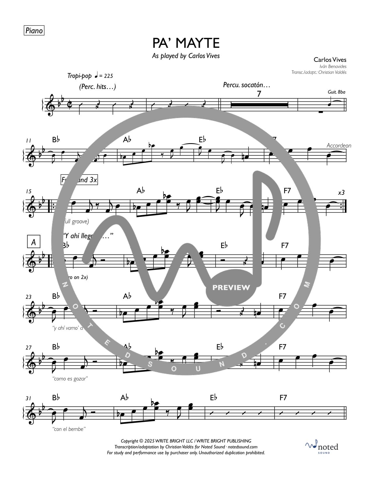 Pa' Mayté — watermarked preview