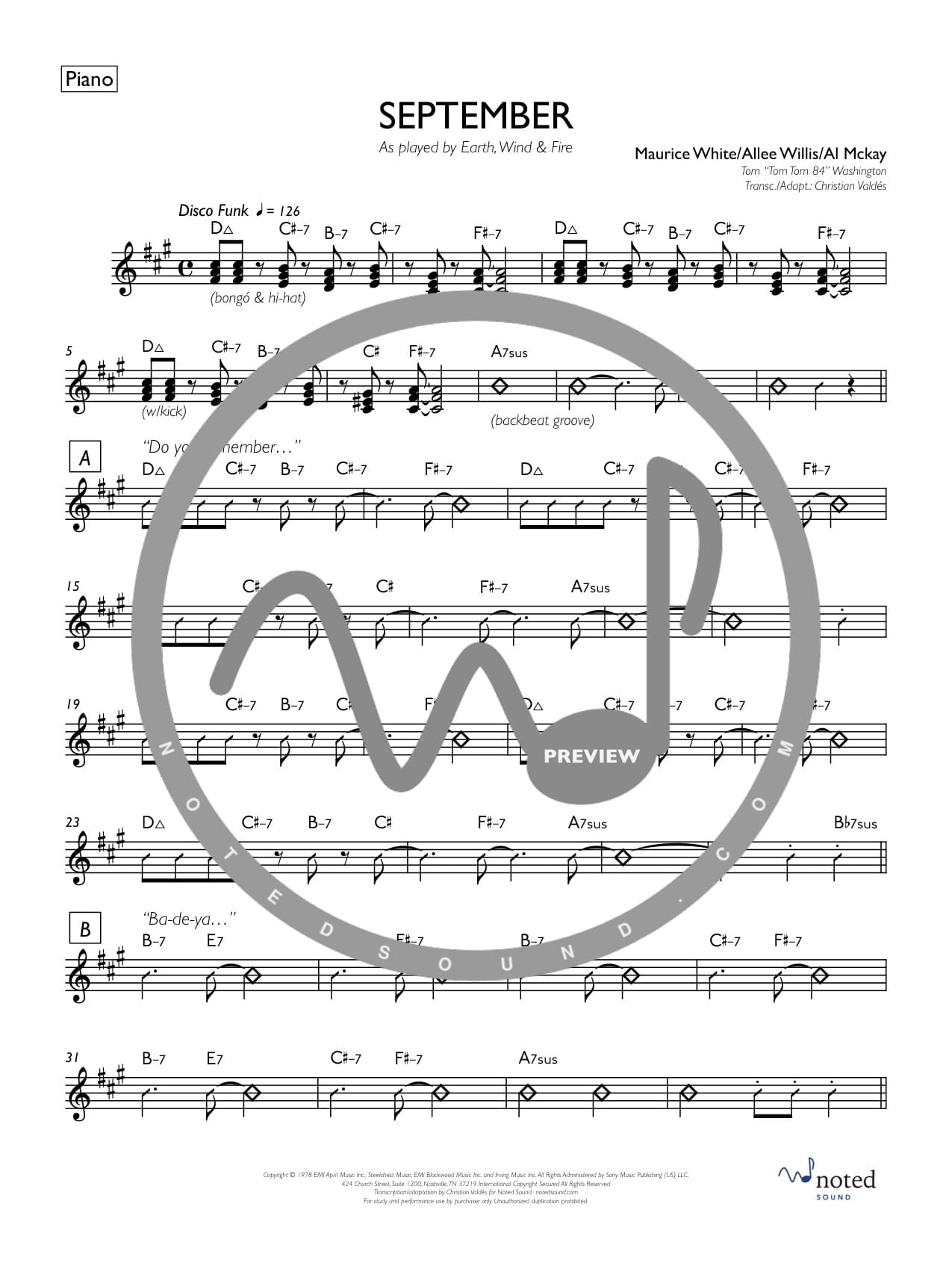 September — Piano watermarked preview