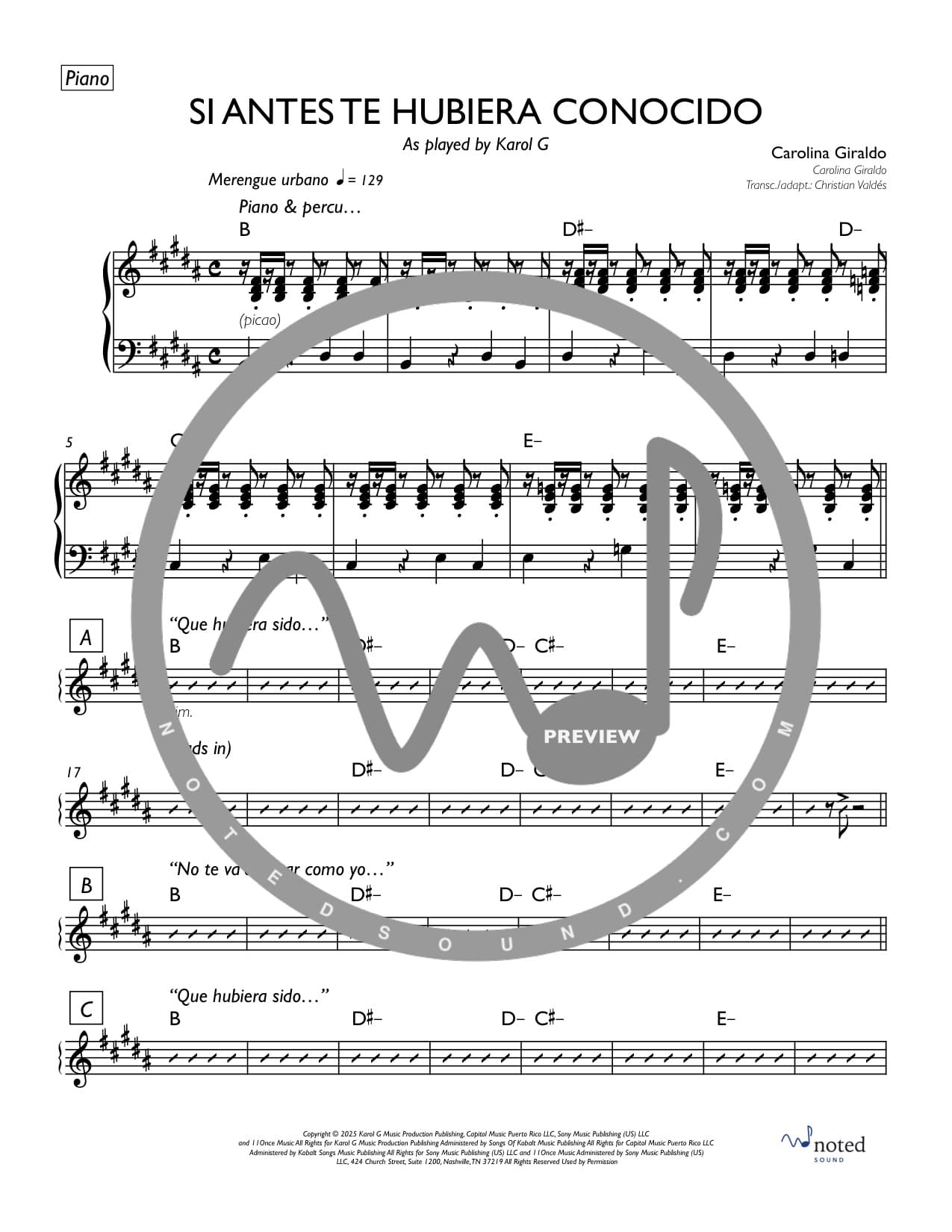 Si Antes Te Hubiera Conocido — watermarked preview