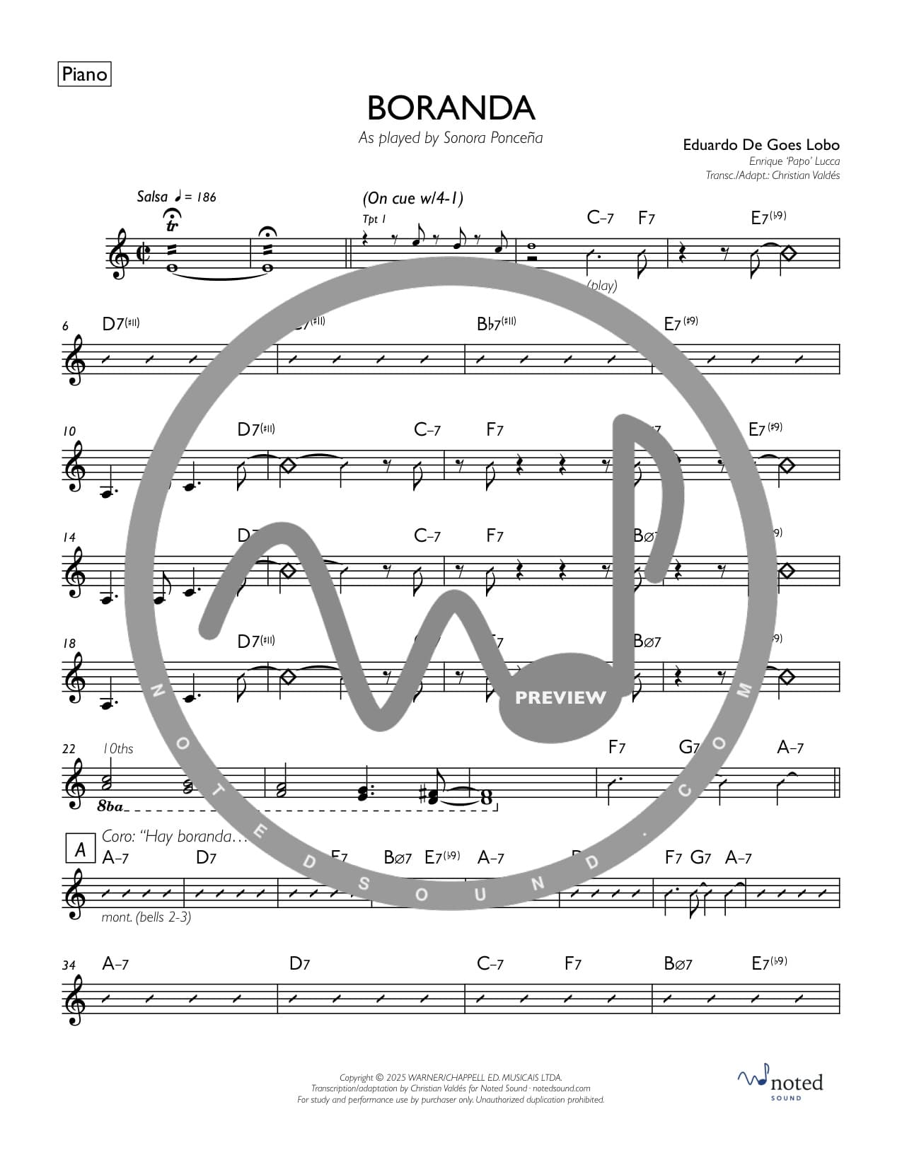 Boranda — Piano watermarked preview