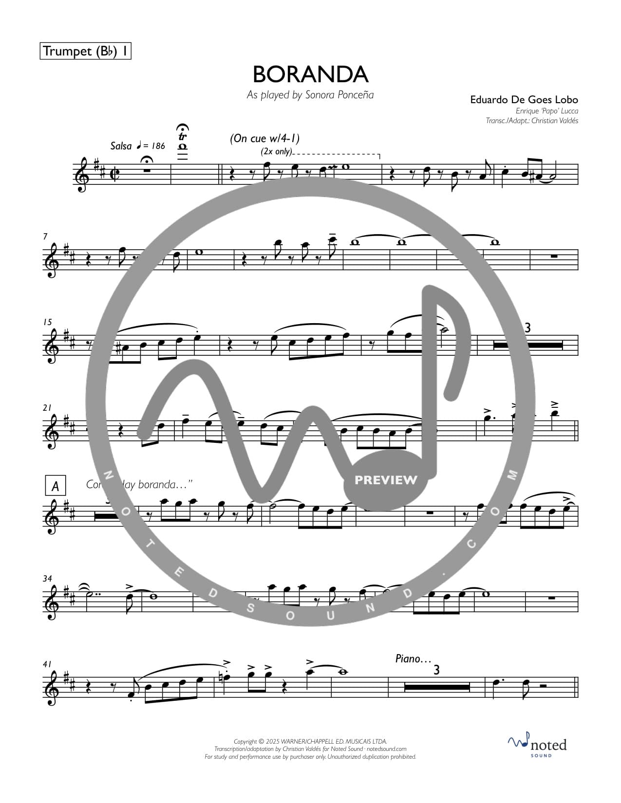 Boranda — Trumpet in B♭ 1