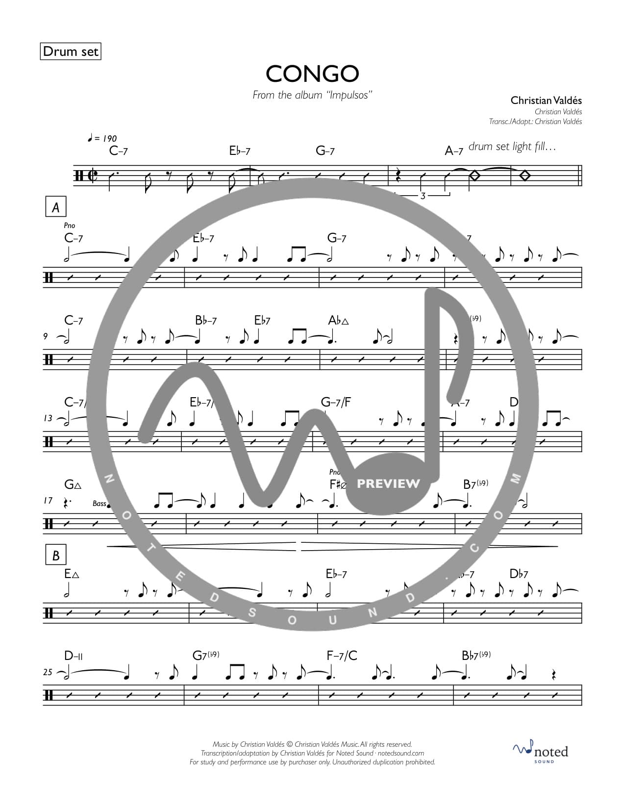 Congo — Drum Set watermarked preview