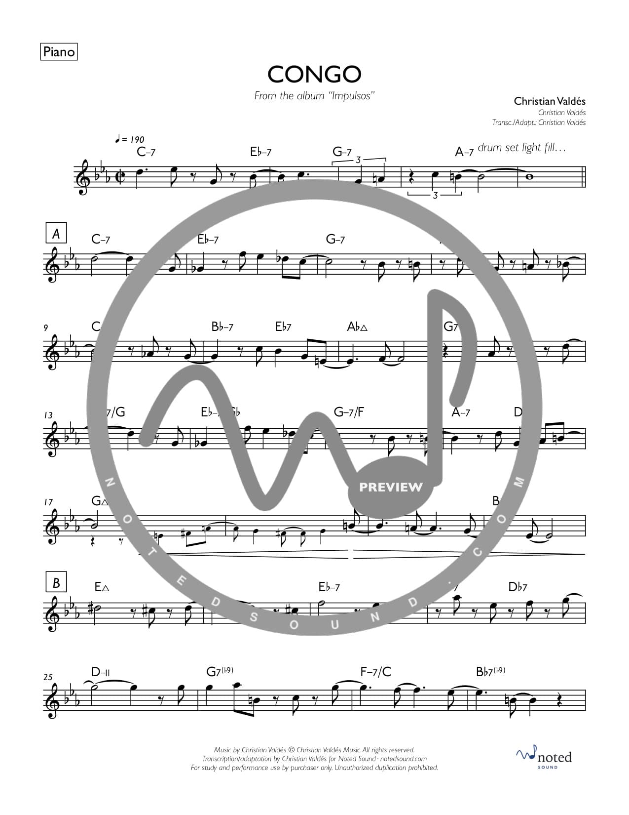Congo — Piano