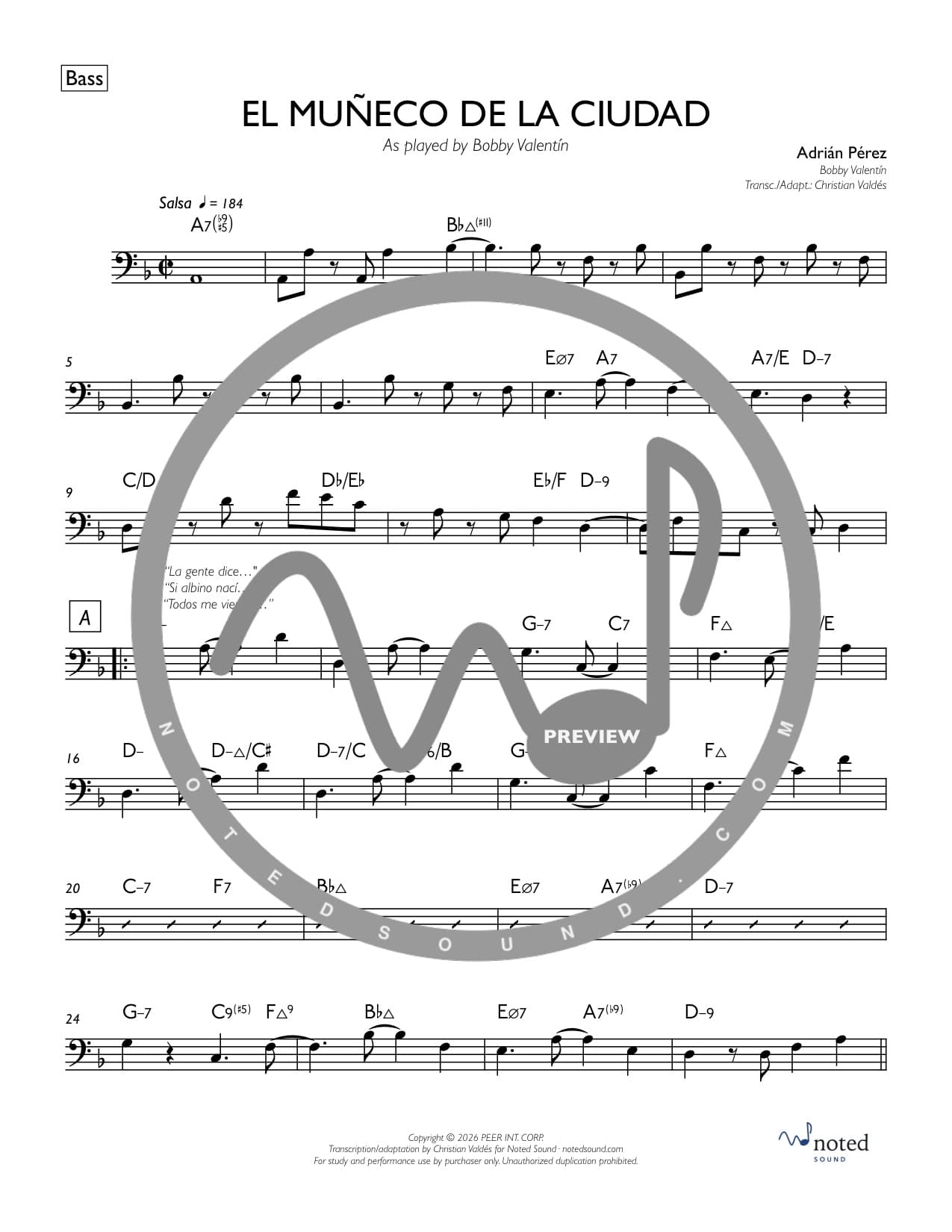 El Muñeco de la Ciudad — Bass watermarked preview